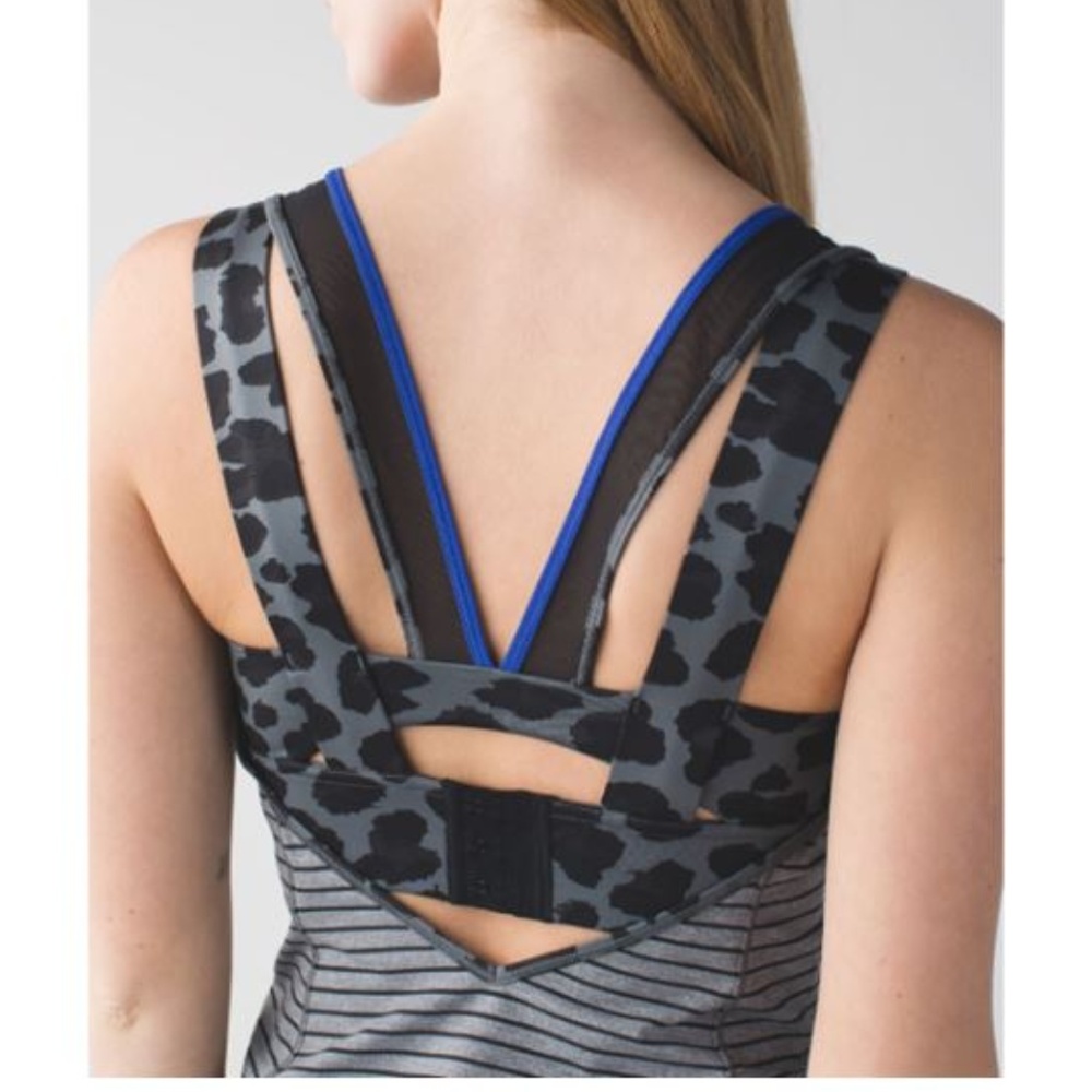 Lululemon Super Sport Tank Parallel Stripe